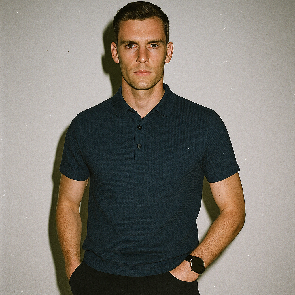 Ultra Fresh Silk Ice Polo Shirt (2-Pack + Free Watch)